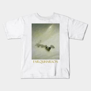 The Stormy Blast by Joseph Farquharson Kids T-Shirt